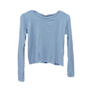 Altar’d State Tight Blue Long Sleeve